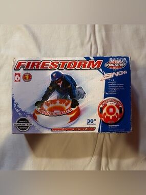 Sportstuff Firestorm Snow Tube Box - Red, White, and Yellow